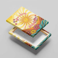 Love Peace Unity Canvas Wall Art Hippie Soul Sunflower - Wonder Print Shop