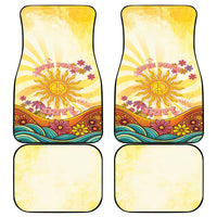 Love Peace Unity Car Mats Hippie Soul Sunflower - Wonder Print Shop