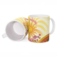 Love Peace Unity Ceramic Mug Hippie Soul Sunflower - Wonder Print Shop