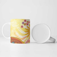 Love Peace Unity Ceramic Mug Hippie Soul Sunflower - Wonder Print Shop