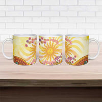 Love Peace Unity Ceramic Mug Hippie Soul Sunflower - Wonder Print Shop