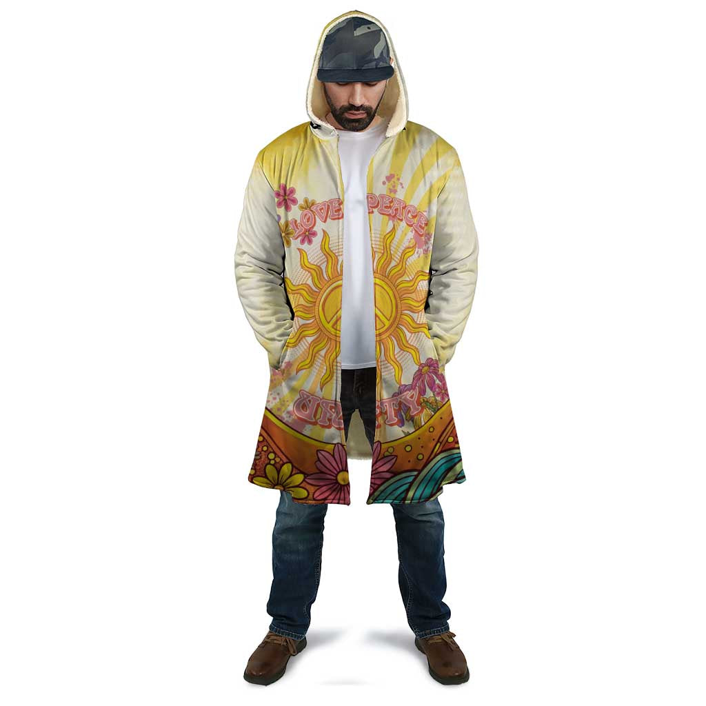 Love Peace Unity Cloak Hippie Soul Sunflower - Wonder Print Shop