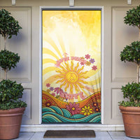 Love Peace Unity Door Cover Hippie Soul Sunflower - Wonder Print Shop