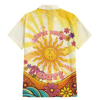 Love Peace Unity Family Matching Mermaid Dress and Hawaiian Shirt Hippie Soul Sunflower - Wonder Print Shop