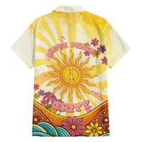 Love Peace Unity Family Matching Puletasi and Hawaiian Shirt Hippie Soul Sunflower - Wonder Print Shop