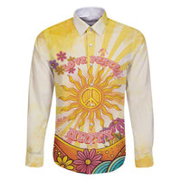 Love Peace Unity Family Matching Puletasi and Hawaiian Shirt Hippie Soul Sunflower - Wonder Print Shop