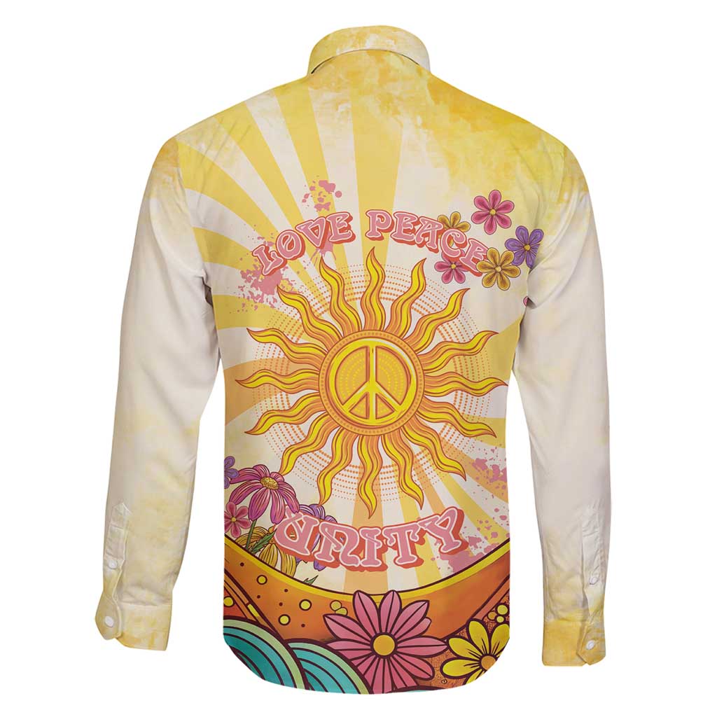 Love Peace Unity Family Matching Tank Maxi Dress and Hawaiian Shirt Hippie Soul Sunflower - Wonder Print Shop