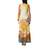 Love Peace Unity Family Matching Tank Maxi Dress and Hawaiian Shirt Hippie Soul Sunflower - Wonder Print Shop