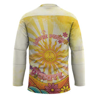 Love Peace Unity Hockey Jersey Hippie Soul Sunflower - Wonder Print Shop