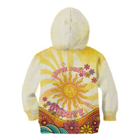 Love Peace Unity Kid Hoodie Hippie Soul Sunflower - Wonder Print Shop
