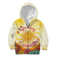 Love Peace Unity Kid Hoodie Hippie Soul Sunflower - Wonder Print Shop