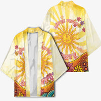 Love Peace Unity Kimono Hippie Soul Sunflower - Wonder Print Shop