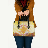Love Peace Unity Leather Bag Hippie Soul Sunflower - Wonder Print Shop
