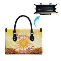 Love Peace Unity Leather Bag Hippie Soul Sunflower - Wonder Print Shop