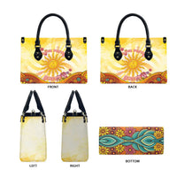 Love Peace Unity Leather Bag Hippie Soul Sunflower - Wonder Print Shop
