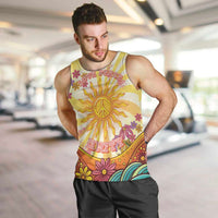 Love Peace Unity Men Tank Top Hippie Soul Sunflower - Wonder Print Shop