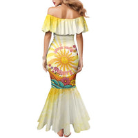 Love Peace Unity Mermaid Dress Hippie Soul Sunflower - Wonder Print Shop