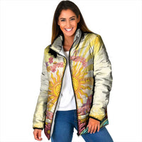 Love Peace Unity Padded Jacket Hippie Soul Sunflower - Wonder Print Shop