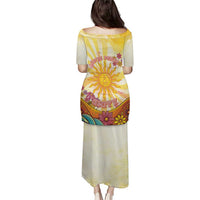 Love Peace Unity Puletasi Hippie Soul Sunflower - Wonder Print Shop