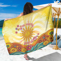 Love Peace Unity Sarong Hippie Soul Sunflower - Wonder Print Shop