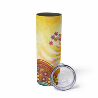 Love Peace Unity Skinny Tumbler Hippie Soul Sunflower - Wonder Print Shop