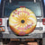 Love Peace Unity Spare Tire Cover Hippie Soul Sunflower - Wonder Print Shop