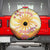 Love Peace Unity Spare Tire Cover Hippie Soul Sunflower - Wonder Print Shop