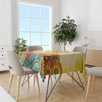 Love Peace Unity Tablecloth Hippie Soul Sunflower - Wonder Print Shop