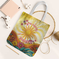 Love Peace Unity Tote Bag Hippie Soul Sunflower - Wonder Print Shop