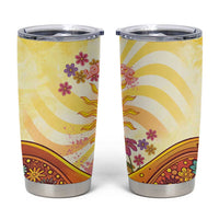 Love Peace Unity Tumbler Cup Hippie Soul Sunflower - Wonder Print Shop