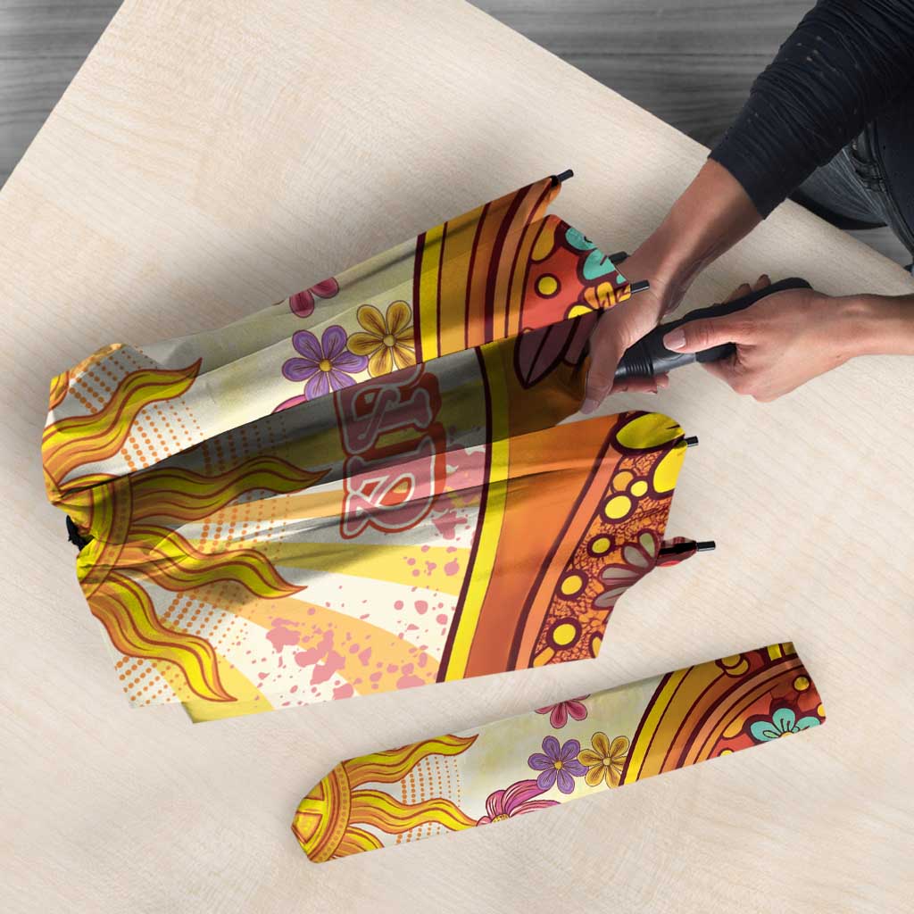 Love Peace Unity Umbrella Hippie Soul Sunflower - Wonder Print Shop