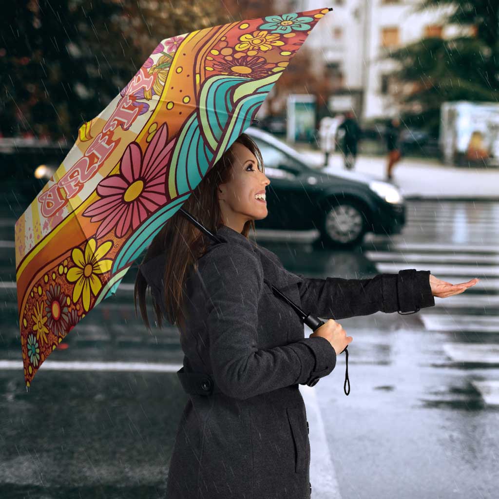 Love Peace Unity Umbrella Hippie Soul Sunflower - Wonder Print Shop