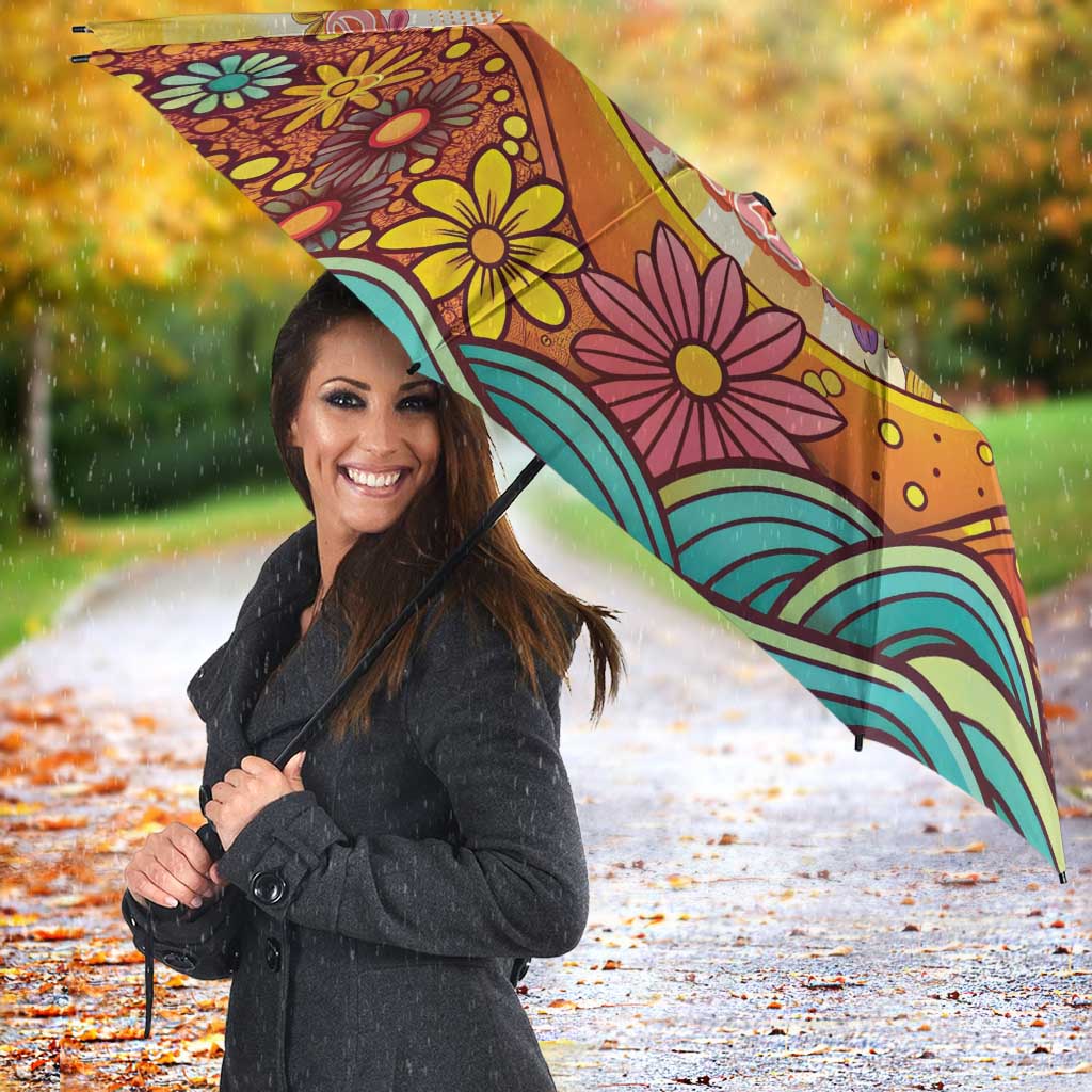 Love Peace Unity Umbrella Hippie Soul Sunflower - Wonder Print Shop