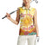 Love Peace Unity Women Sleeveless Polo Shirt Hippie Soul Sunflower - Wonder Print Shop