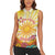 Love Peace Unity Women Sleeveless Polo Shirt Hippie Soul Sunflower - Wonder Print Shop