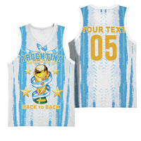 Custom Argentina World Final Football Basketball Jersey Back To Back 2022 2026