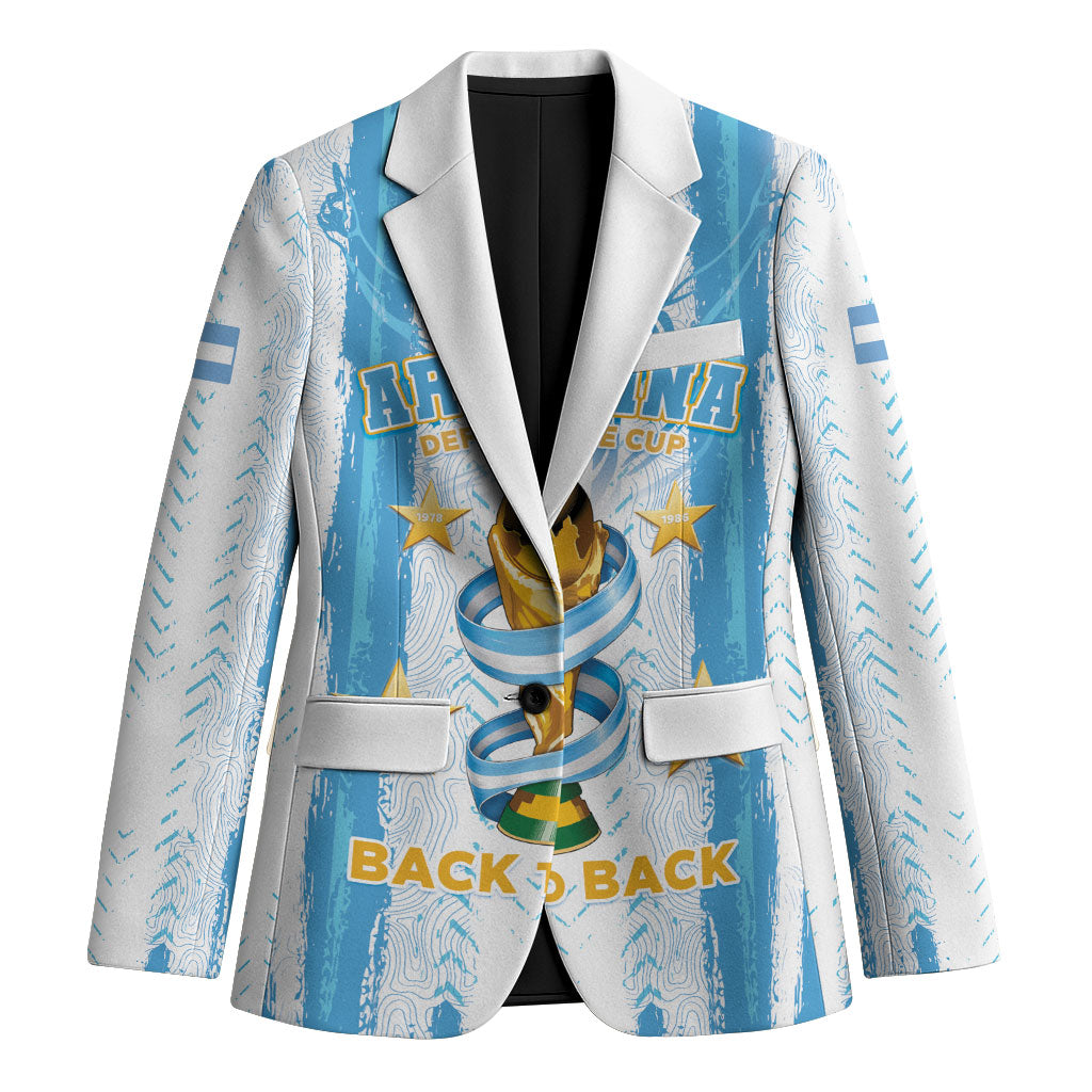 Custom Argentina World Final Football Blazer Back To Back 2022 2026