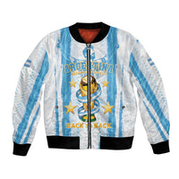 Custom Argentina World Final Football Bomber Jacket Back To Back 2022 2026