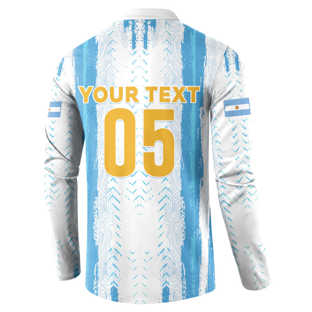 Custom Argentina World Final Football Button Sweatshirt Back To Back 2022 2026