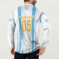 Custom Argentina World Final Football Button Sweatshirt Back To Back 2022 2026