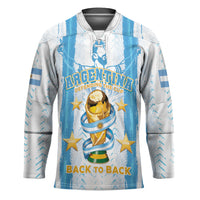 Custom Argentina World Final Football Hockey Jersey Back To Back 2022 2026