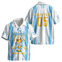 Custom Argentina World Final Football Kid Hawaiian Shirt Back To Back 2022 2026