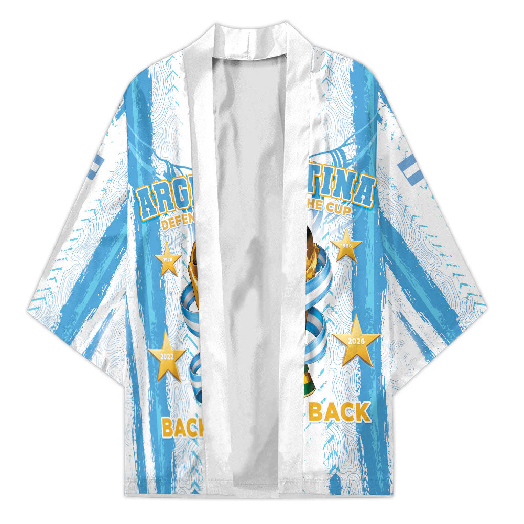Custom Argentina World Final Football Kimono Back To Back 2022 2026