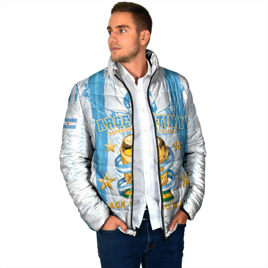 Custom Argentina World Final Football Padded Jacket Back To Back 2022 2026