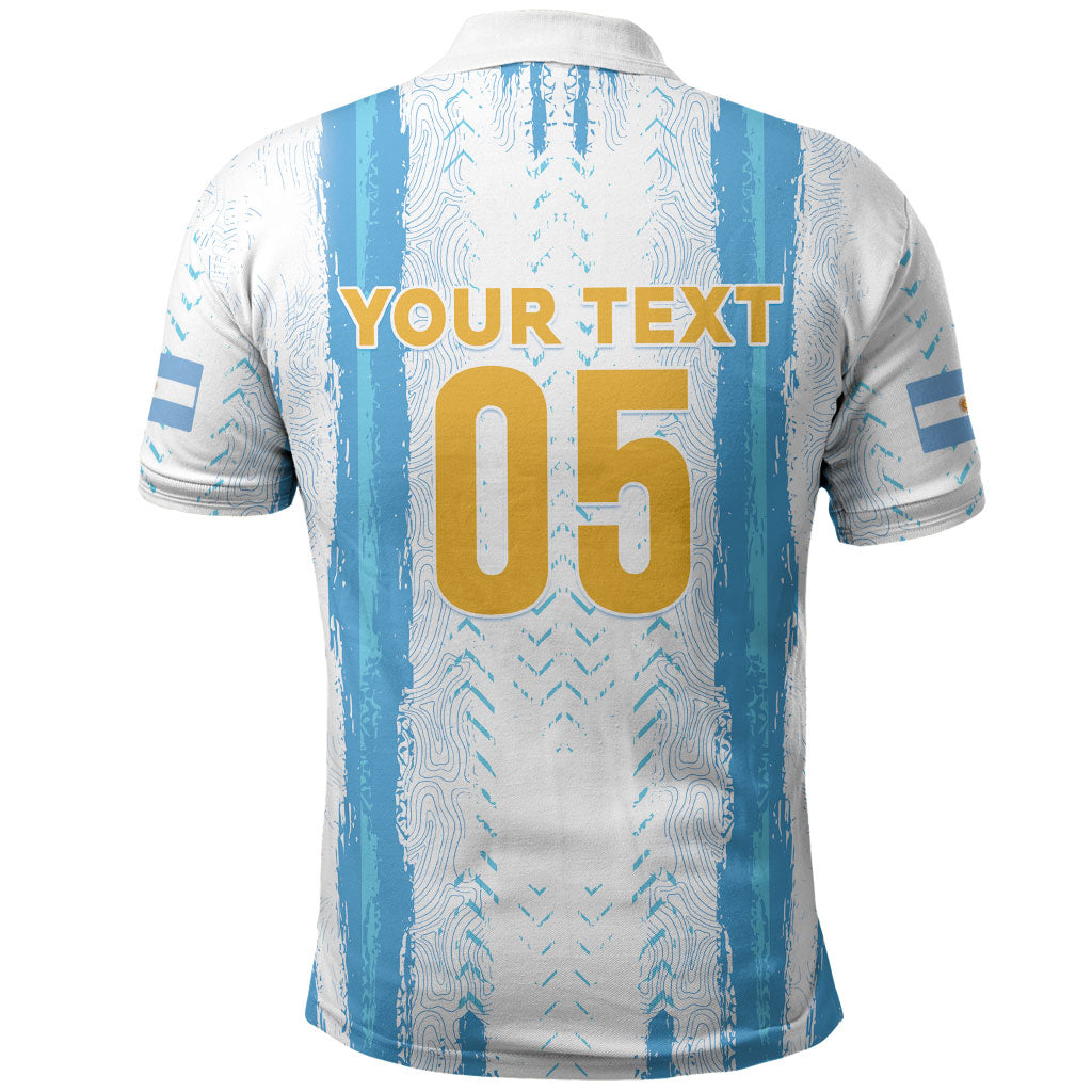 Custom Argentina World Final Football Polo Shirt Back To Back 2022 2026