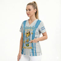 Custom Argentina World Final Football Scrub Top Back To Back 2022 2026