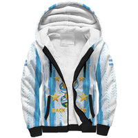 Custom Argentina World Final Football Sherpa Hoodie Back To Back 2022 2026