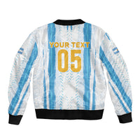 Custom Argentina World Final Football Sleeve Zip Bomber Jacket Back To Back 2022 2026