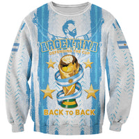 Custom Argentina World Final Football Sweatshirt Back To Back 2022 2026