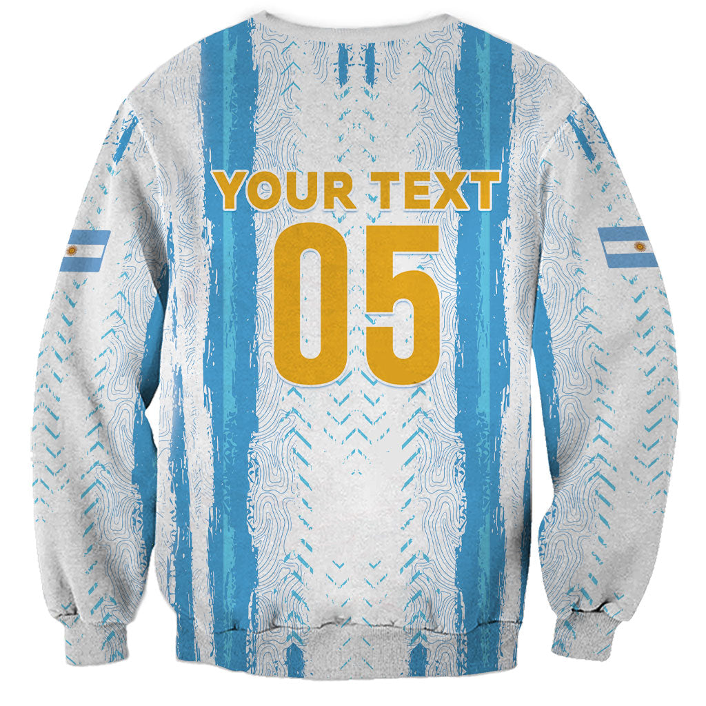Custom Argentina World Final Football Sweatshirt Back To Back 2022 2026